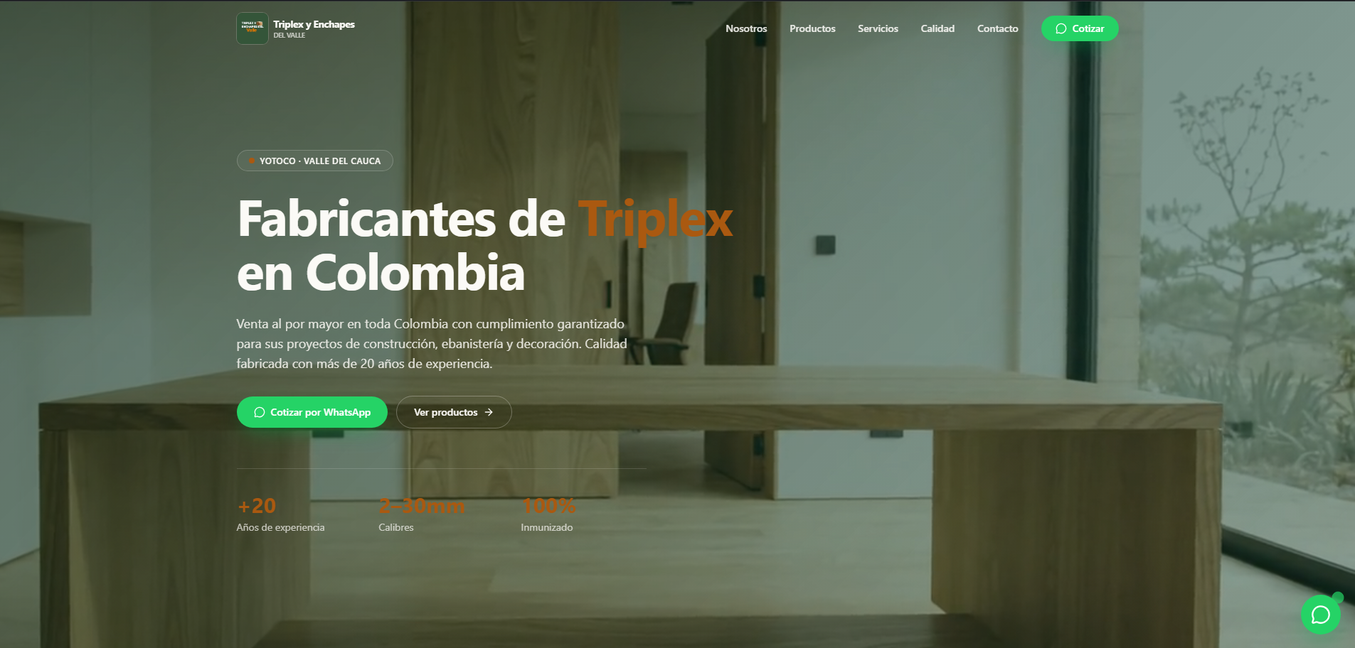Triplex y Enchapes del Valle